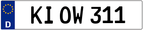 Truck License Plate
